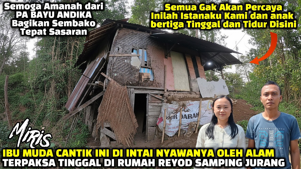 KAGET KOK MAU❗ KELUARGA MUDA TINGGAL DI RUMAH YANG MENGINTAI NYAWANYA NYARIS ROBOH BERADA DI TEBING