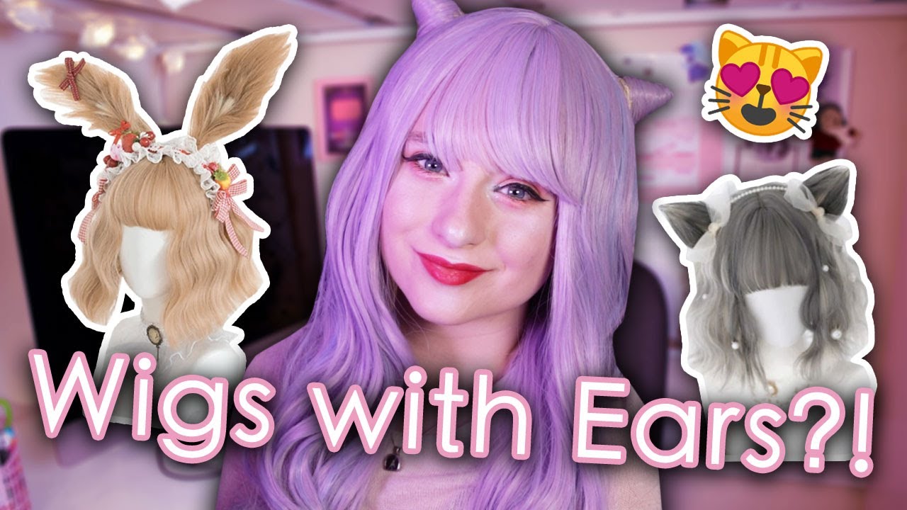 These Wigs Have EARS?? Cute Wig Try-On + Review | AnyaPanda