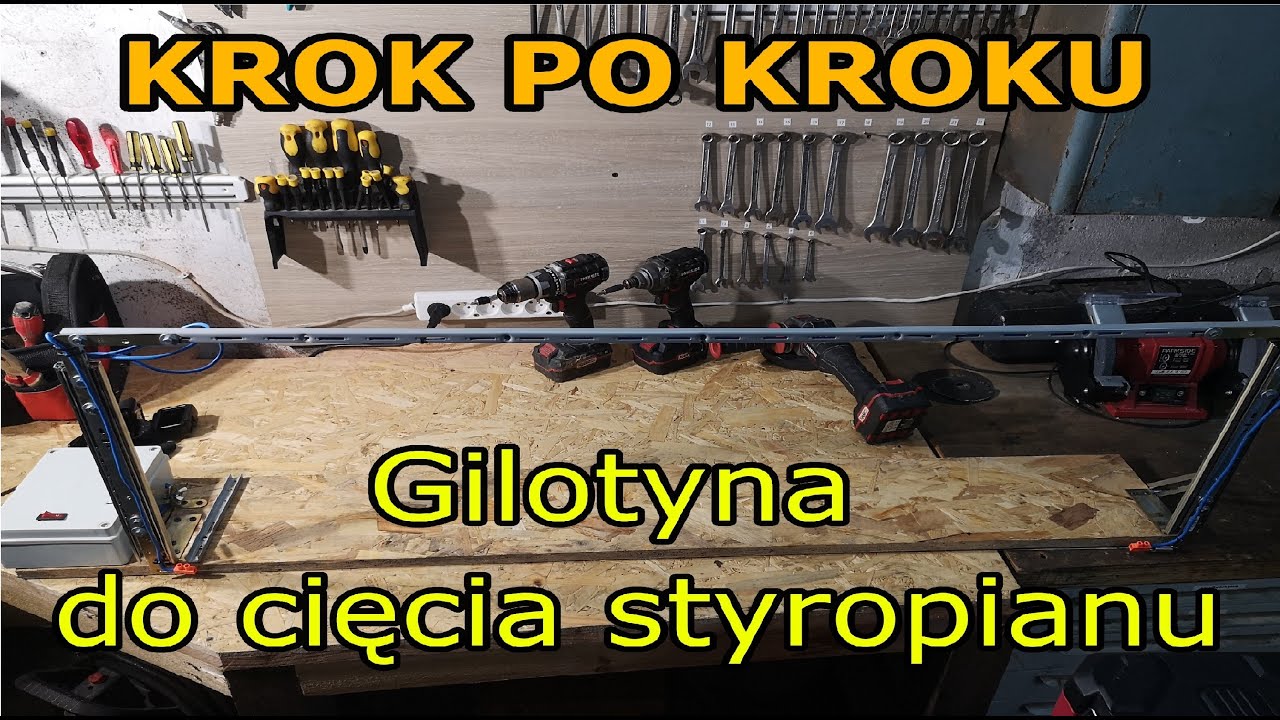 Gilotyna przecinarka do styropianu  KROK PO KROKU JAK ZROBIĆ we własnym garażu DIY