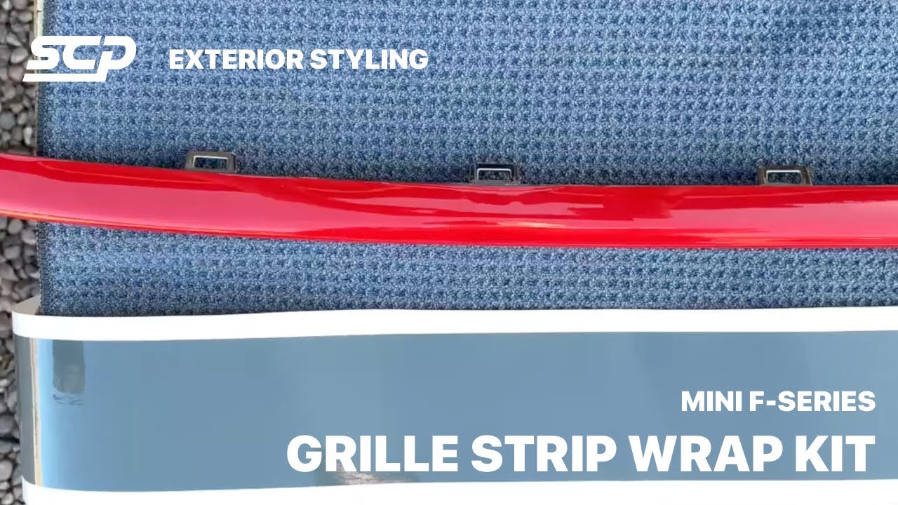 MINI F-Series Front Grille Strip Wrap – Installation Guide | Dechrome & Styling