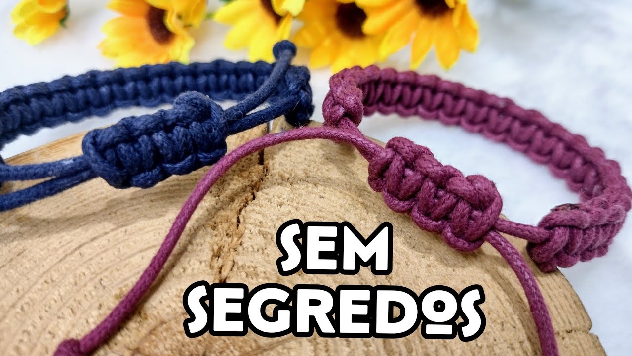 COMO FAZER REGULADOR DE MACRAMÊ PARA PULSEIRAS E COLAR | @CiceroAlencar