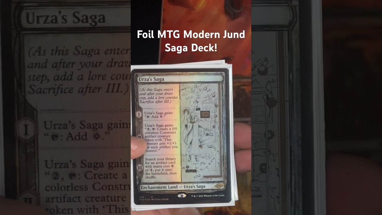 Foil MTG Modern Jund Saga Deck!