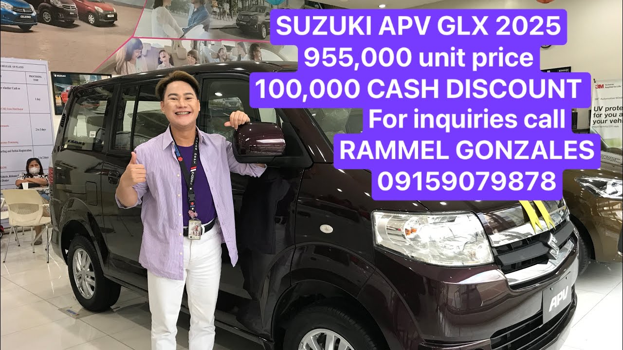 News update SUZUKI APV GLX DUAL AIRCON 2025 MODEL. #rammelgonzales #apv2025