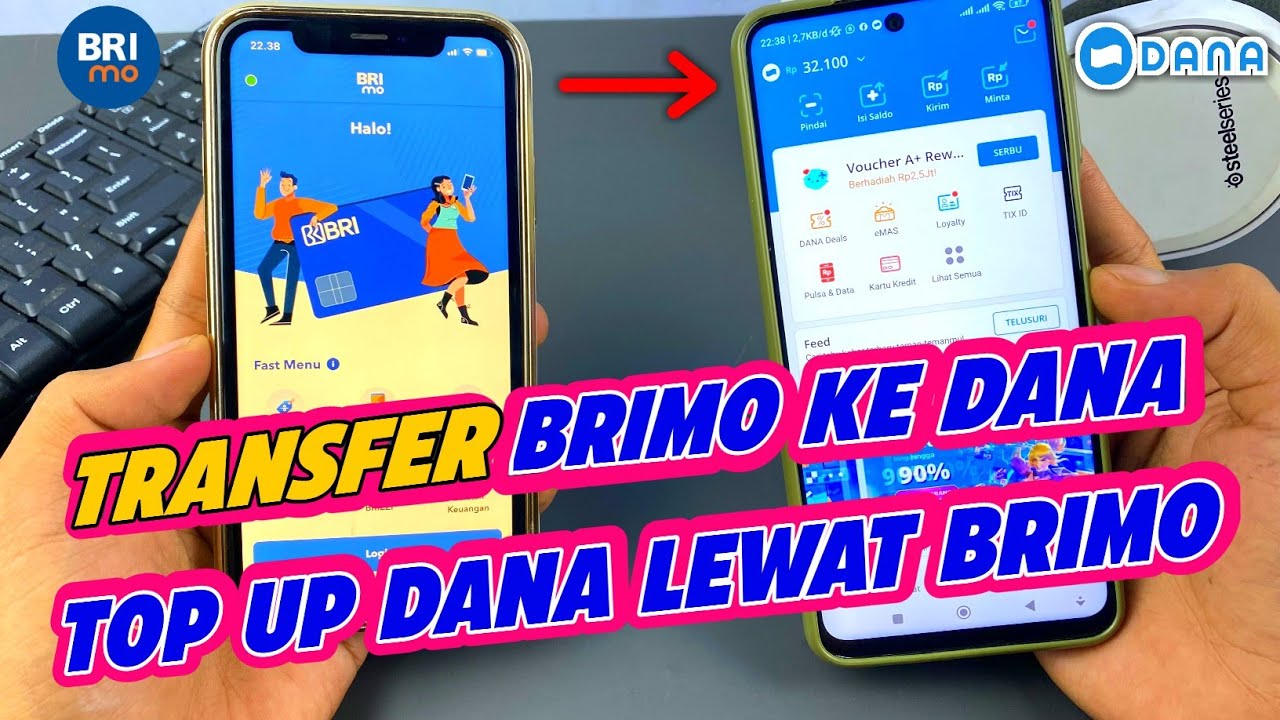 CARA TRANSFER DARI BRI KE DANA - TOP UP DANA LEWAT BRIMO