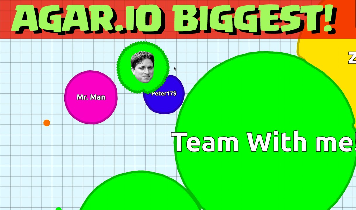 Agar.io - Peter17$ winning AGARIO AGAIN - The Agario Biggest Blob!