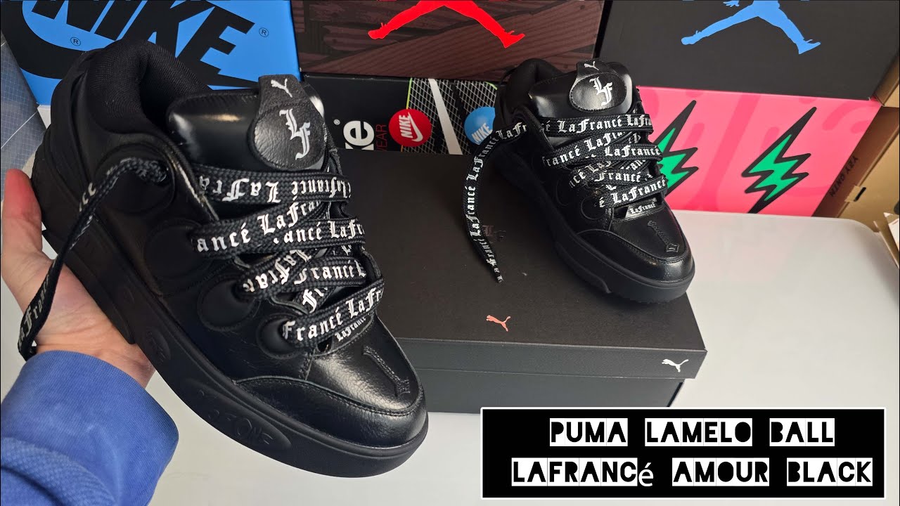 Puma LaMelo Ball La Francé Amour Black - On Feet and Check - NiCe 86%