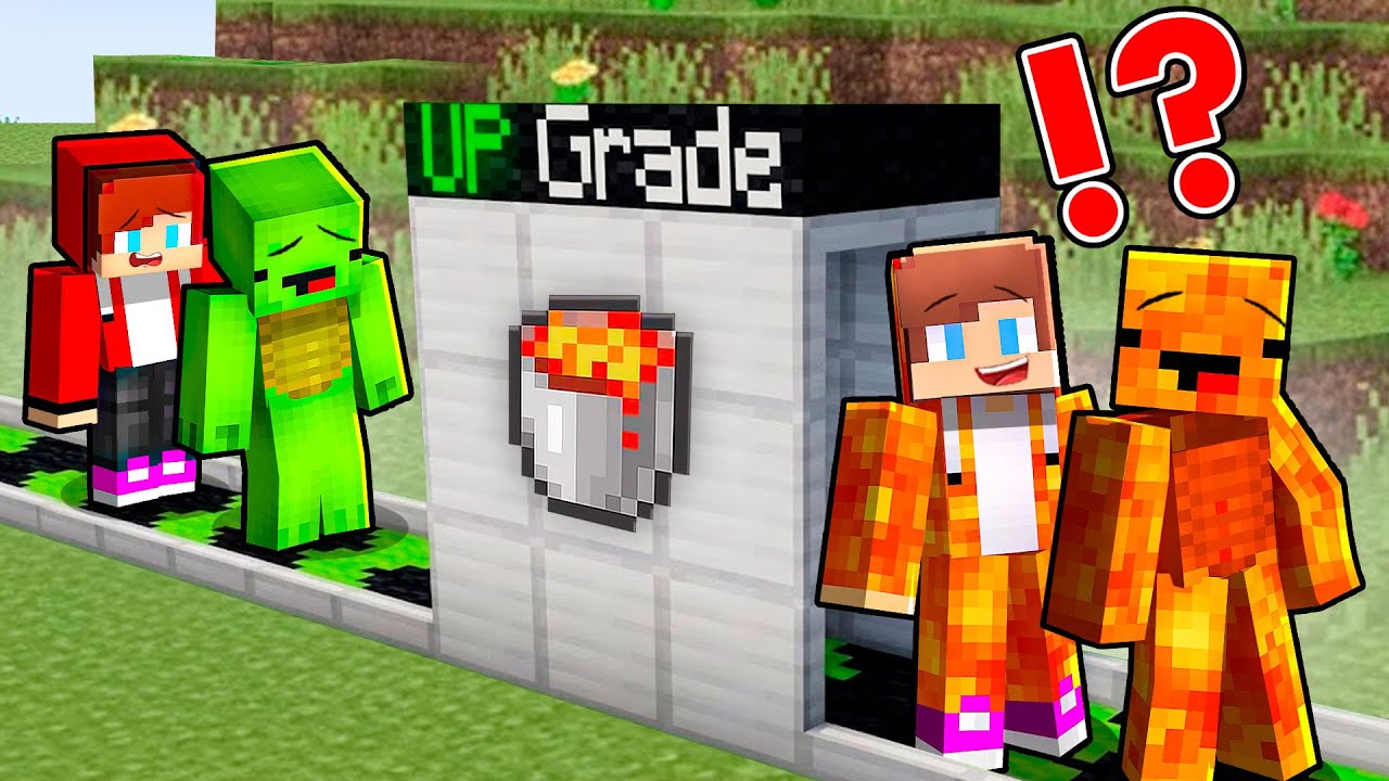 JJ and Mikey Upgraded to LAVA ELEMENTAL! Ultimate Power in Minecraft (Maizen)