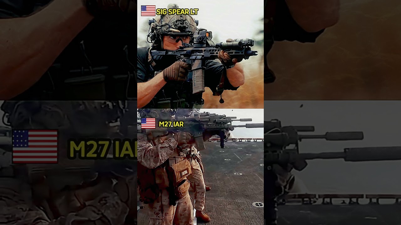 ⚔️ SIG SPEAR LT 🇺🇸 vs M27 IAR 🇺🇸 – U.S. Infantry Rifle Comparison 