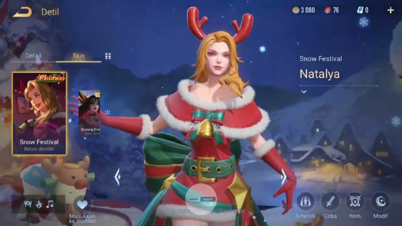 Semua Skin Hero Natalya di Arena of Valor