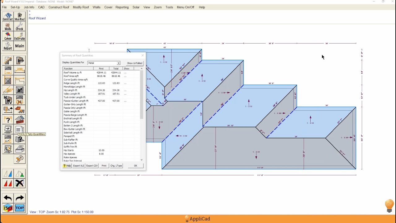How to Print Quantities  &ndash; AppliCad Roof Wizard Feature Friday