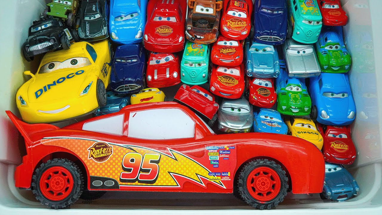 Lot of Disney Pixar Cars Unboxing Review | Disney Pixar Car Mater's Car Wash Fun