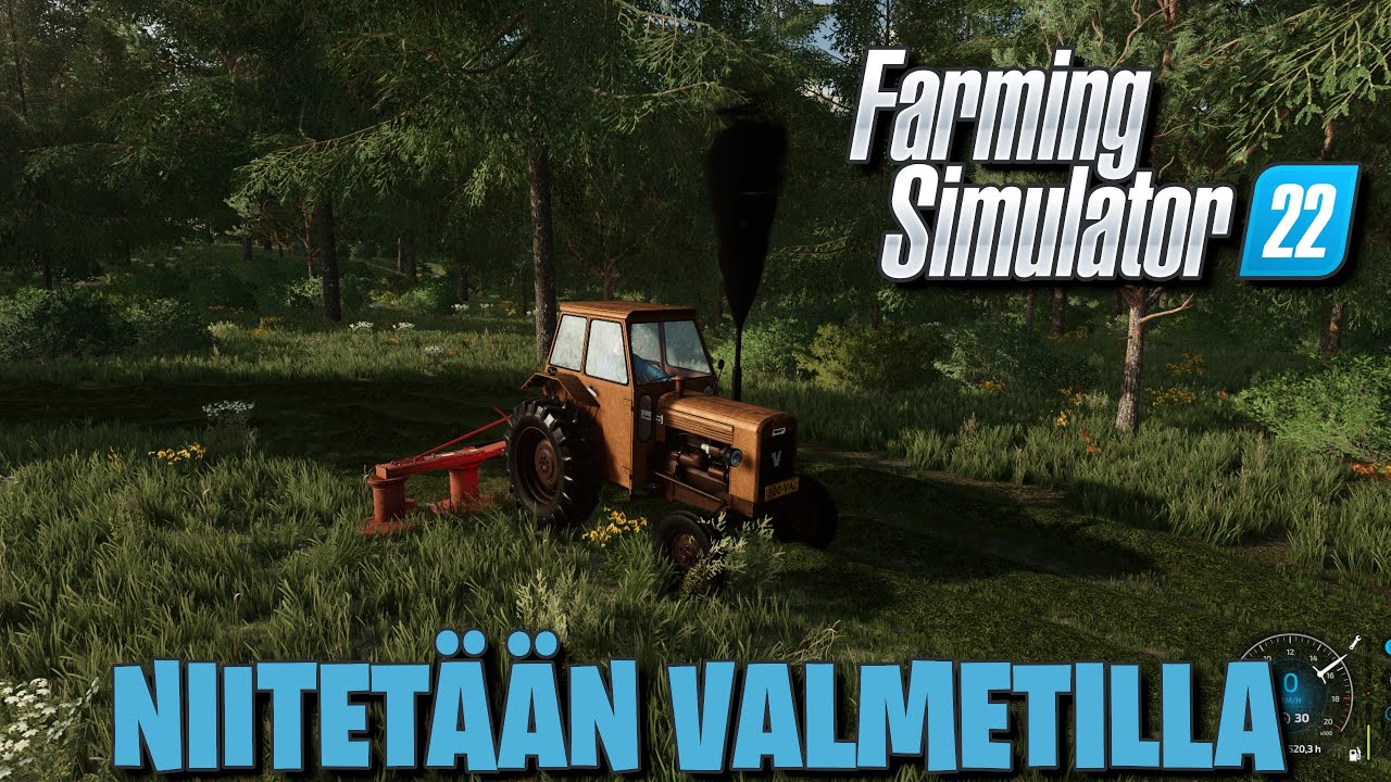Niitetään Valmetilla | Farming Simulator 22 | Paapan Tilukset #2