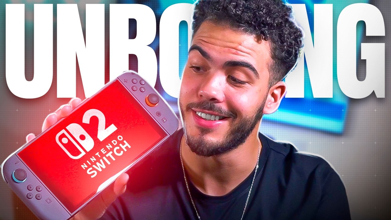 Nintendo Switch 2: UNBOXING e PRIMEIRAS IMPRESSÕES! 🎮 | Rede Ronaldo Games