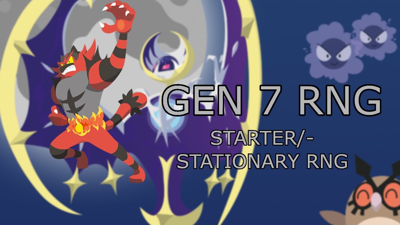 Pokemon Gen 7 Starter/Stationary RNG Manipulation - Shiny Birbs for All!