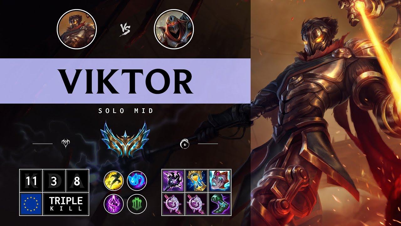 Viktor Mid vs Zed - EUW Challenger Patch 14.14
