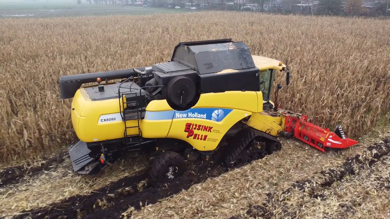 Mud & Tracks! Harvesting corn