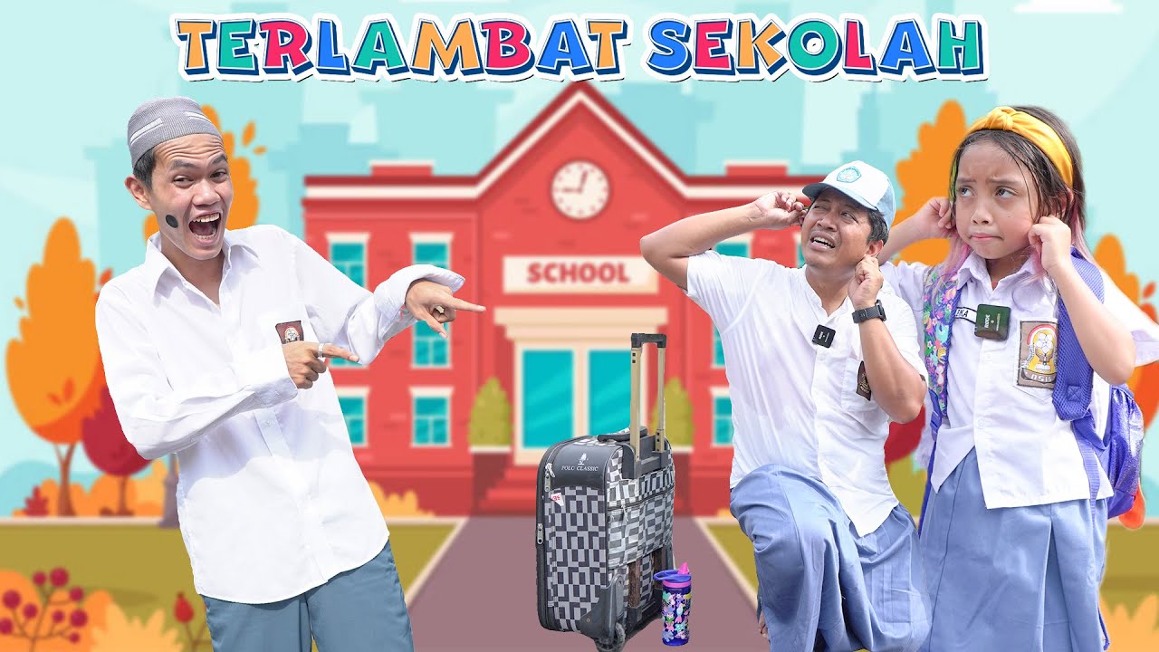 TOMPEL MAU IKUT SEKOLAH😱 LEIKA MALAH KENA SIAL😭😭