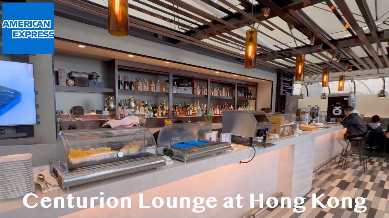 American Express AMEX Centurion Lounge at Hong Kong International Airport HKG | Immersive Review