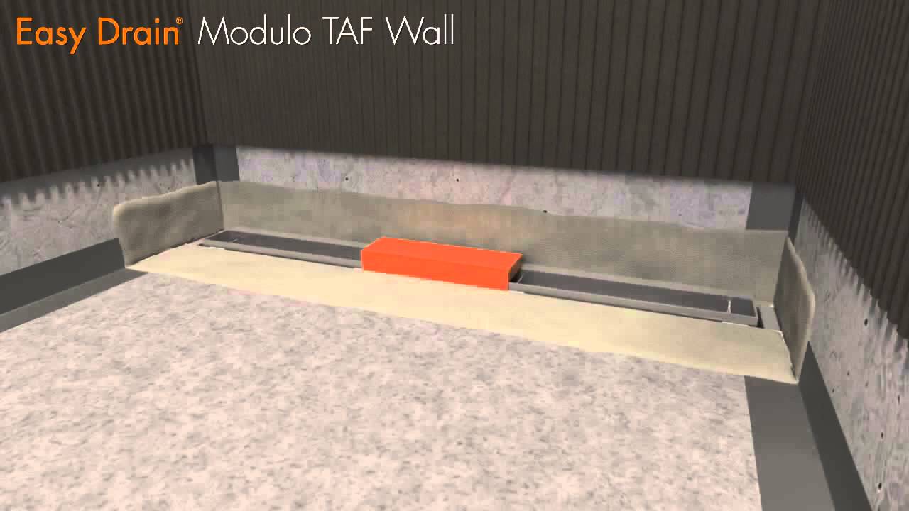 Easy Drain Modulo TAF Wall (Primair) - Installatie