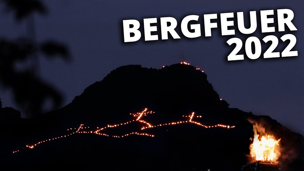 Johannifeuer in Grainau - Was sind Bergfeuer und Sonnenwendfeuer?
