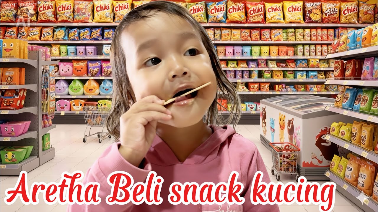Aretha beli snack MANUSIA 😱