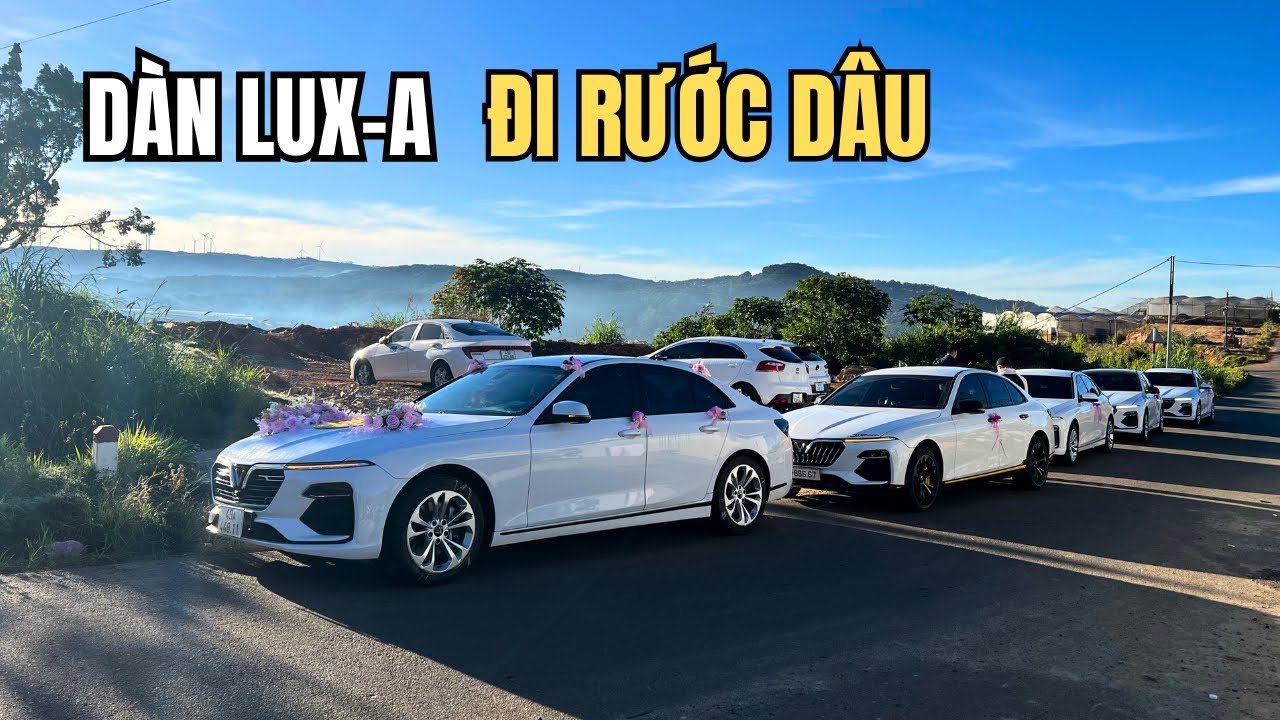 Vinfast Lux A Vlog | Dàn Lux-A Đà Lạt Đi Rước Dâu 