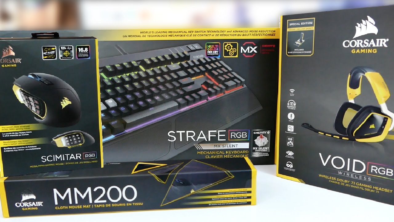 GIVEAWAY! Entire Corsair Gaming Peripheral Set!