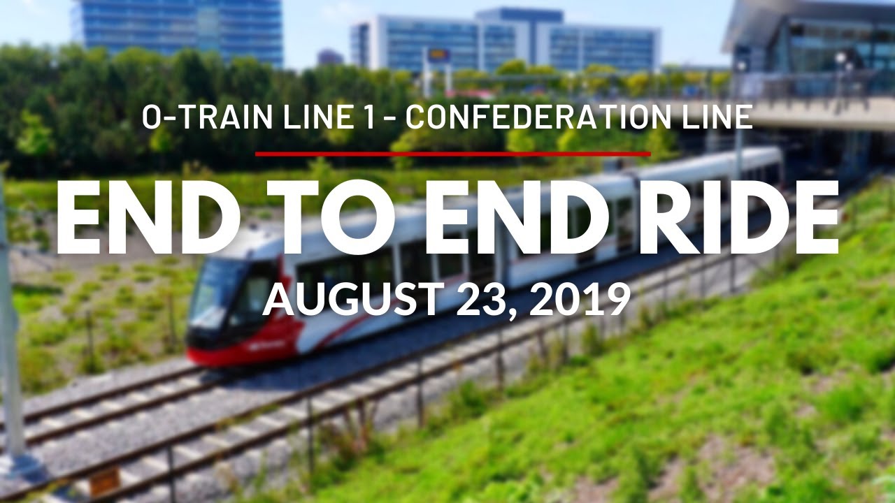 O-Train Line 1 (Confederation Line) : The First Ride from Blair to Tunney's Pasture