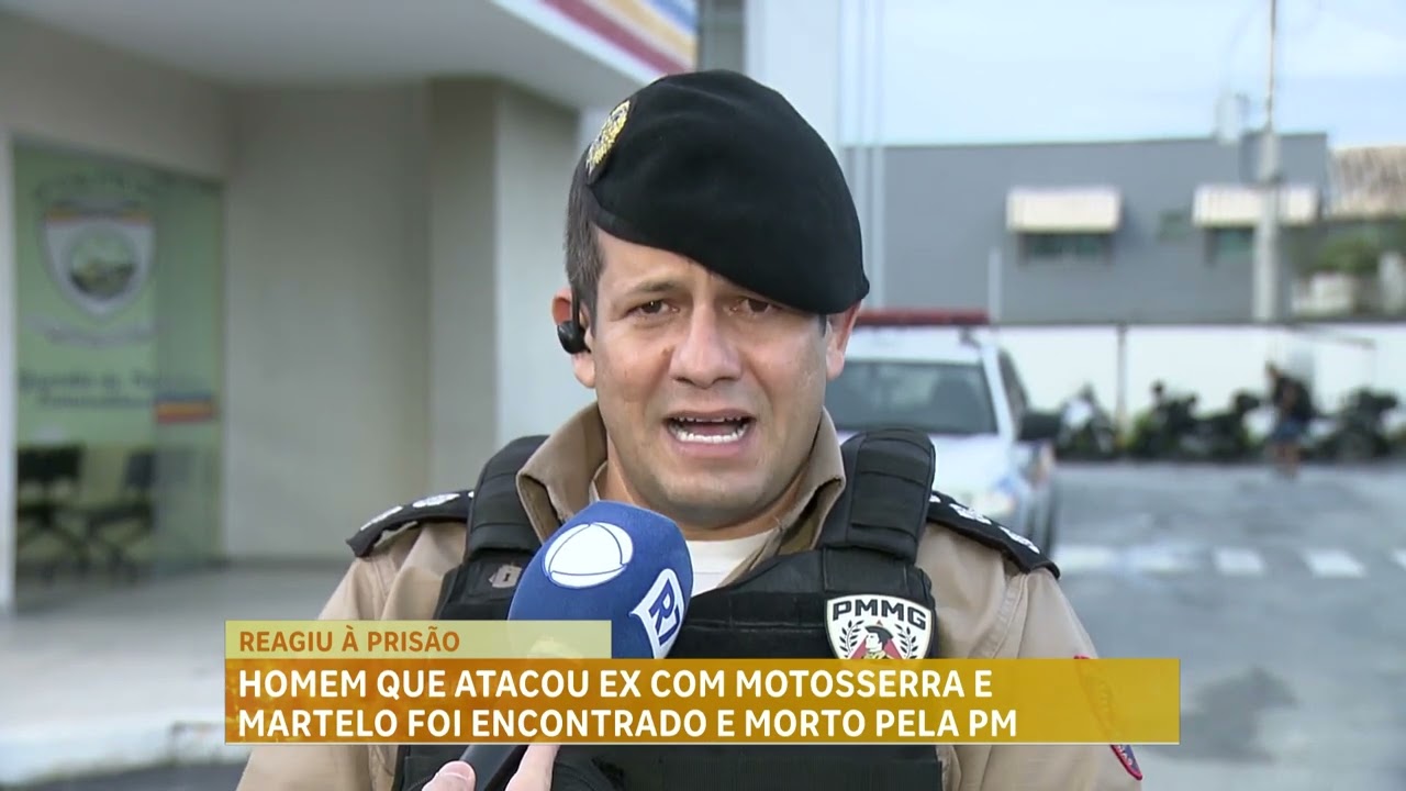 Homem que atacou ex com motosserra é encontrado e morto pela PM