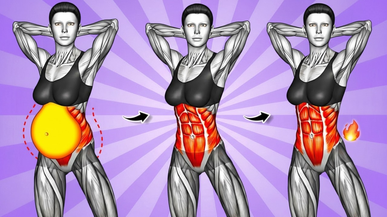 🔥 30-Min Standing Abs Workout for Women to Melt Hanging Belly Fat & Sculpt a Flat Stomach at Home ✅