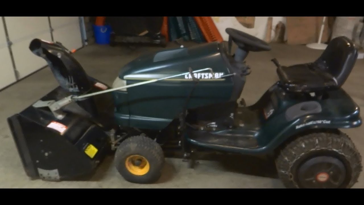 1994 Craftsman Snowthrower mount to 1999 Craftsman Tractor