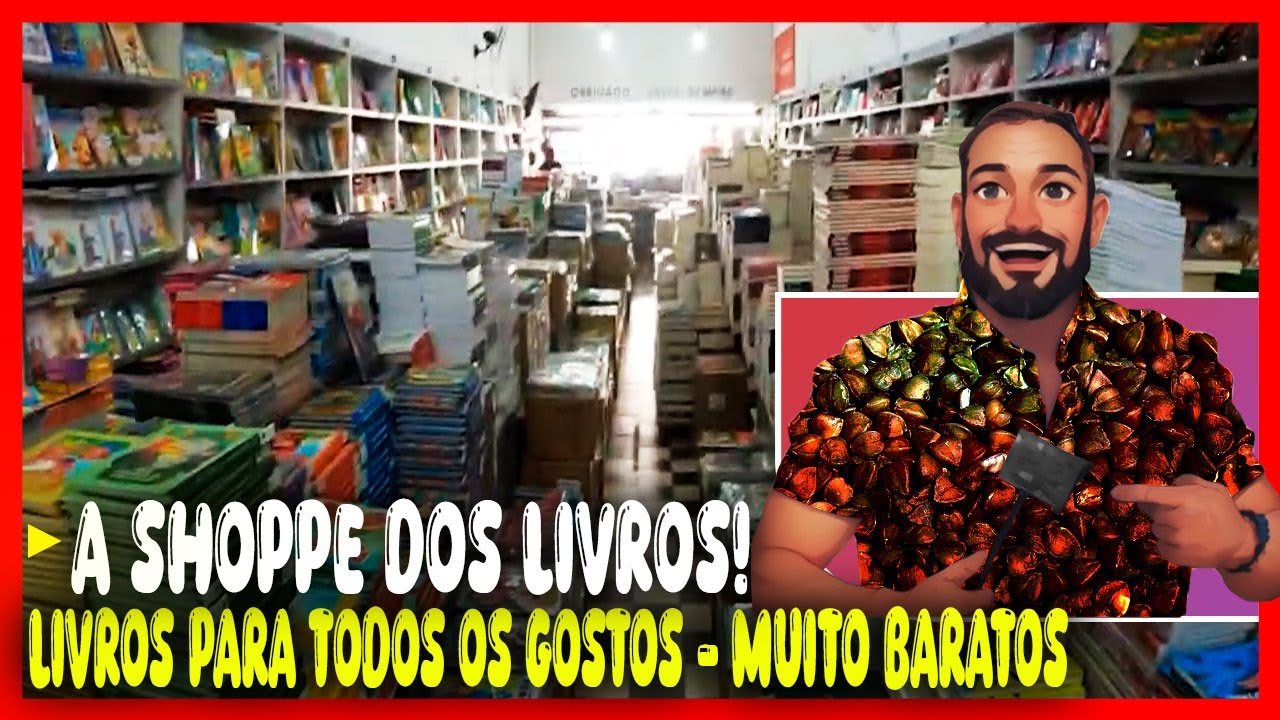 A SHOPPE DOS LIVROS! CONHEÇA O PARAISO DOS LIVROS BARATOS - LUZ/SAO PAULO