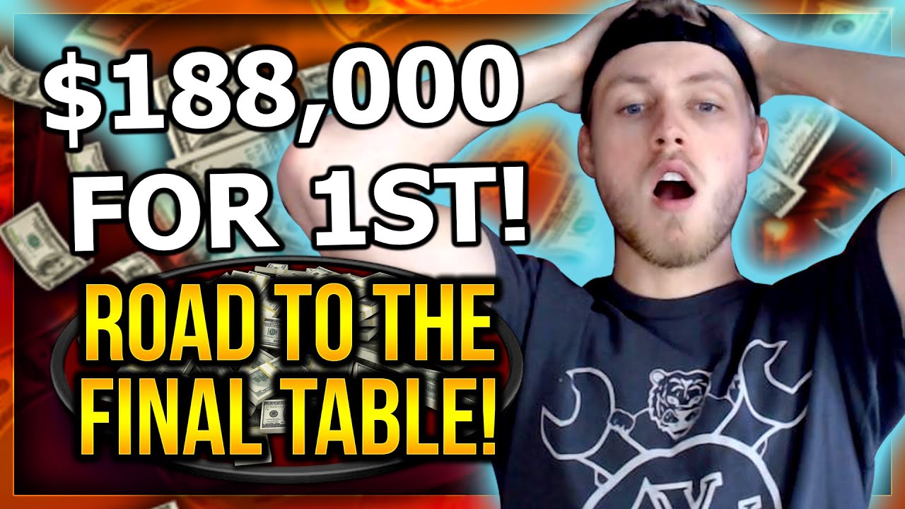 CLOSING IN ON THE $1M GTD SUNDAY MILLION FINAL TABLE!! (1/2)