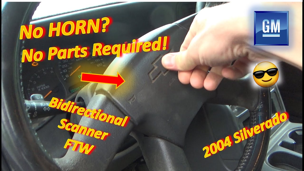 NO HORN Chevy? No Parts Required! ('04 Silverado)