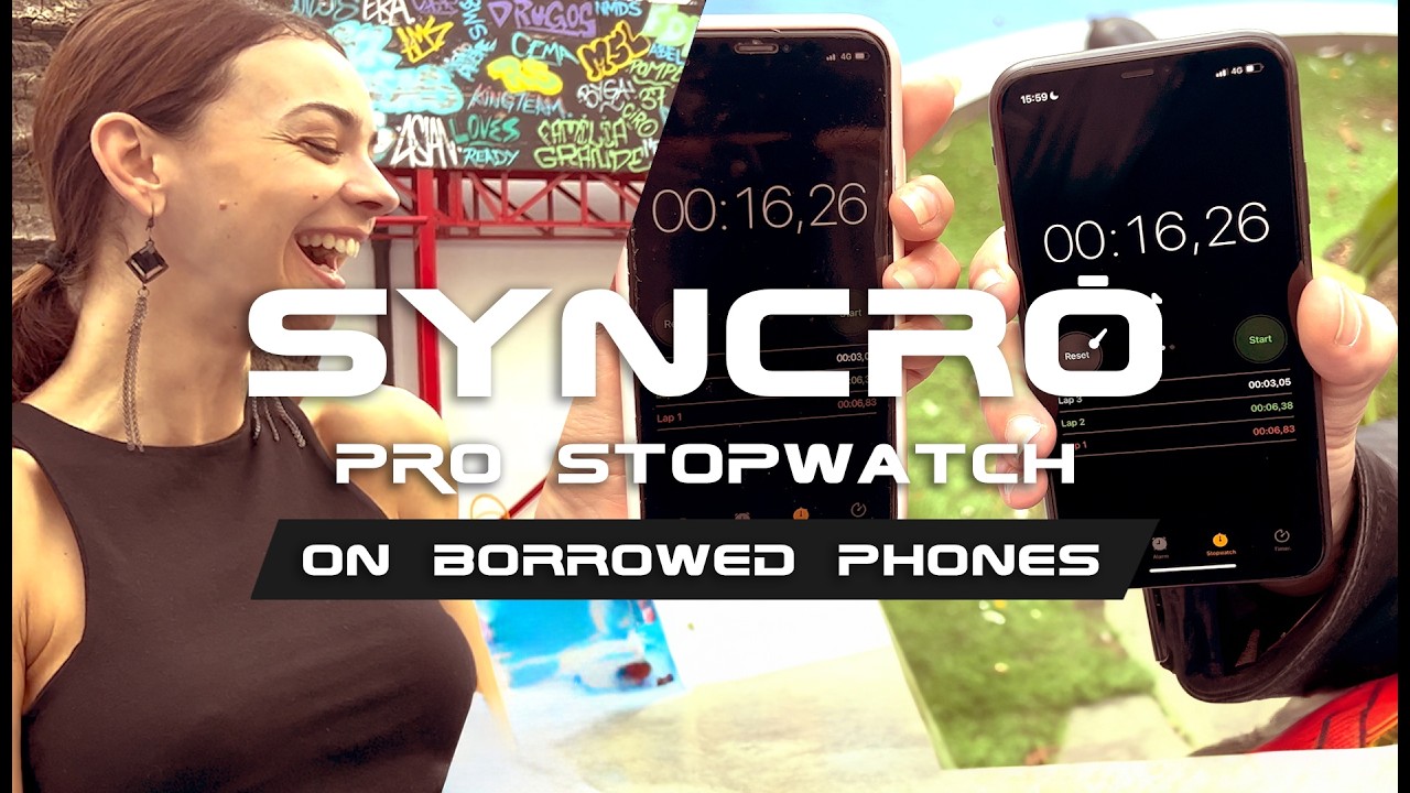 SYNCRO - Pro Stopwatch on Borrowed Phones