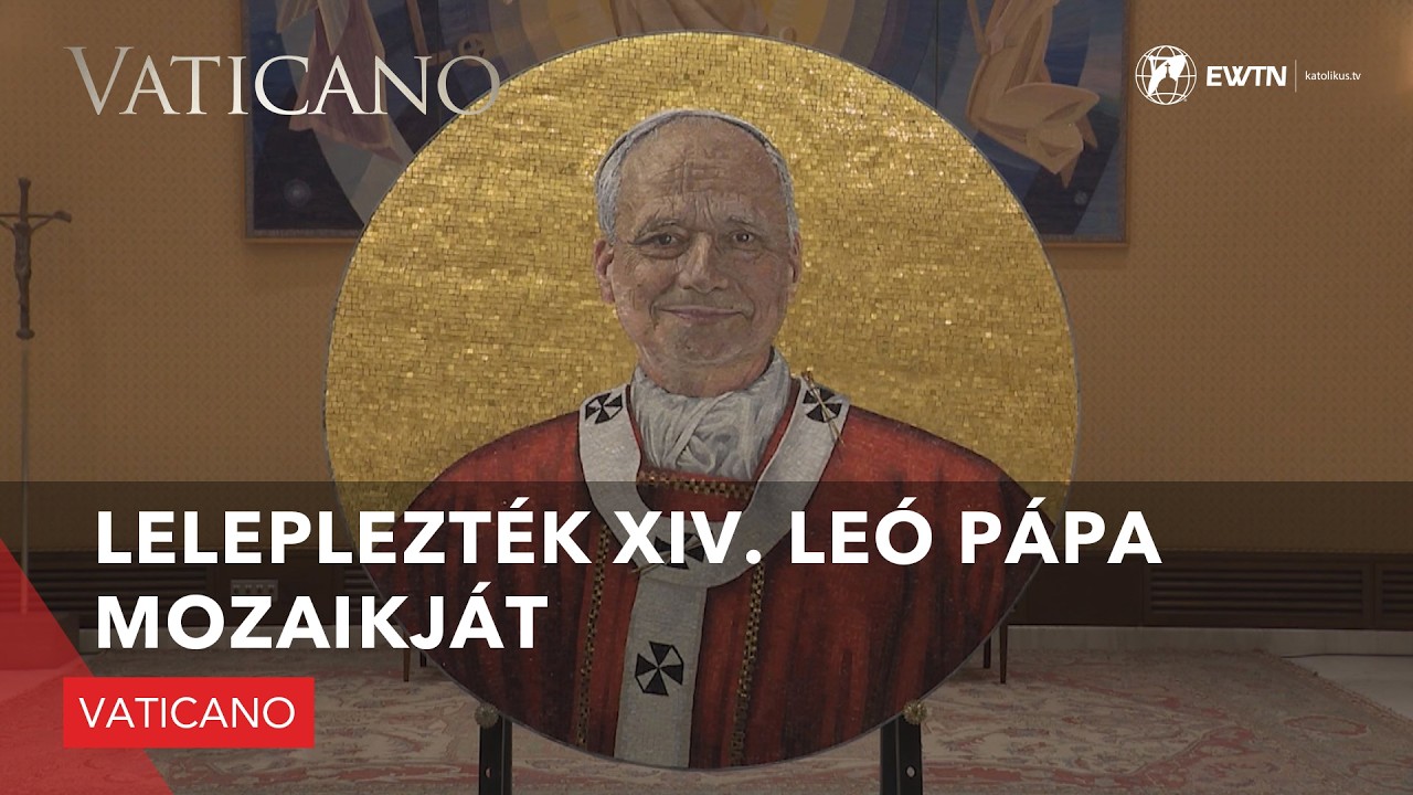Leleplezték XIV. Leo pápa mozaikját - Vaticano