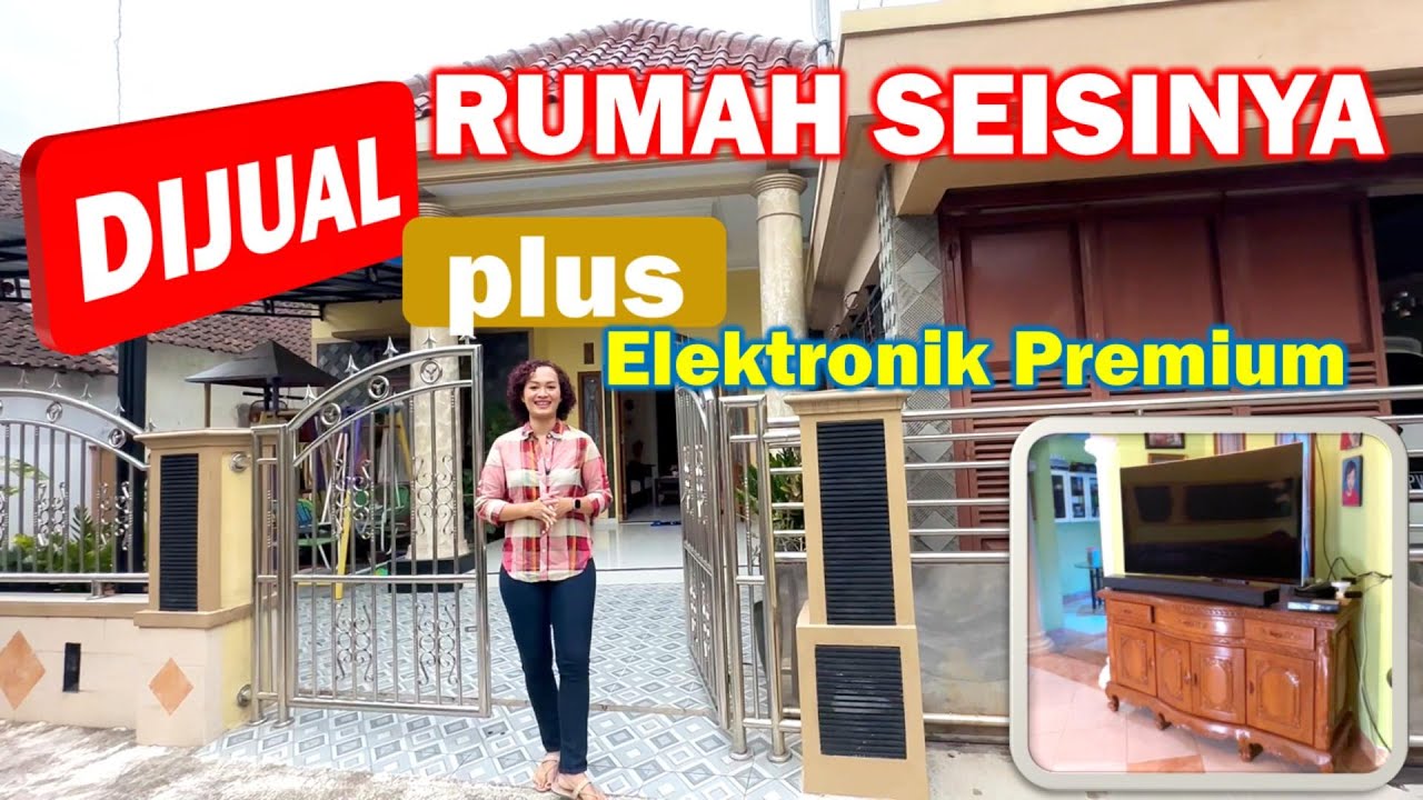 DIJUAL RUMAH SEISINYA || Plus elektronik premium #rumahdijual