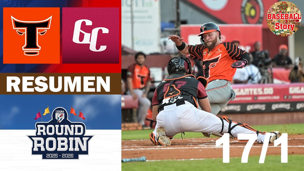 Resumen: Gigantes del Cibao Vs. Toros del Este Round Robin (17/1/2026)