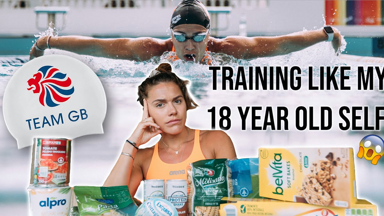 I Ate & Trained like my 18 Year Old Self | Ex-GB Swimmers Training & Diet *Brutal*