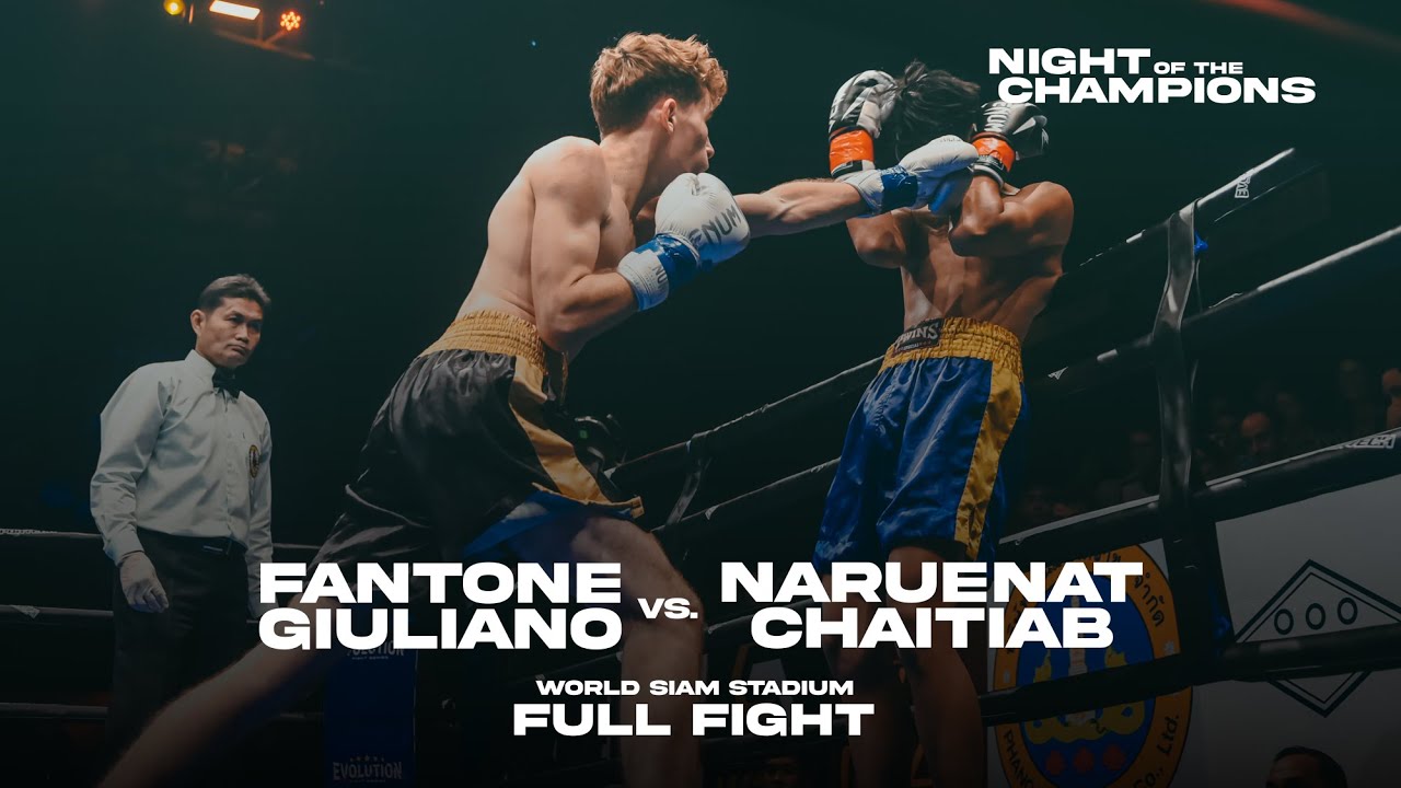 FULL FIGHT | Fantone Giuliano vs Naruenat Chaitiab | Professional Debut