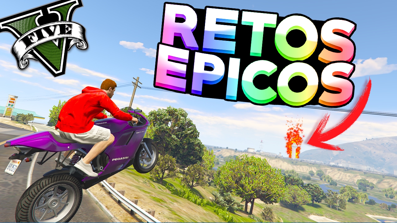 RETOS EPICOS #2!!! | GTA V ONLINE ACROBACIAS | pabloskyto13