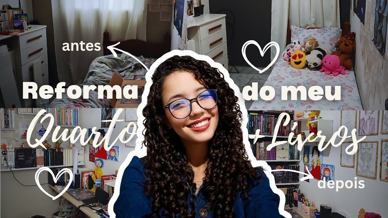 Reformando Meu Quarto + Organizando Meus Livros 📚✨ (Vlog de Leitora)