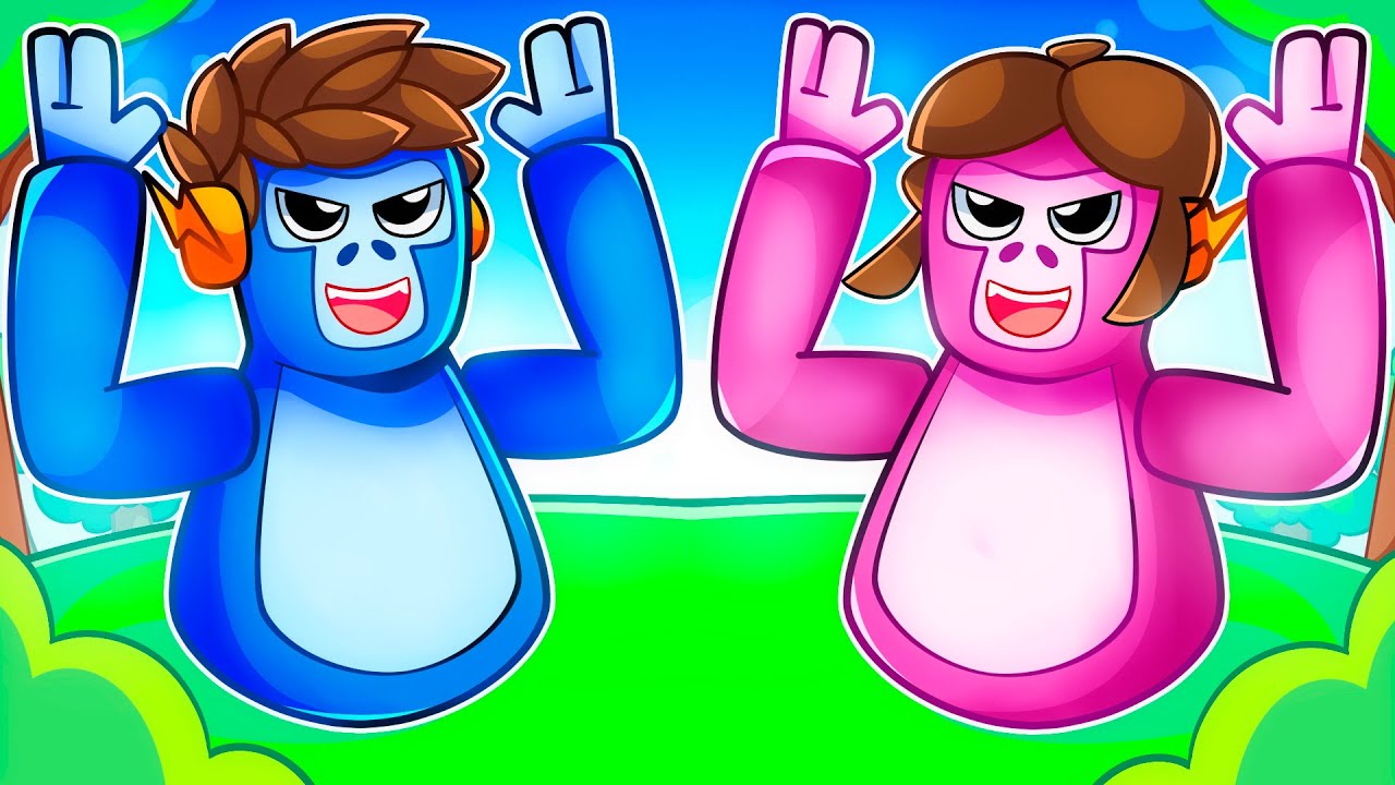 Marcelo e Duda jogando GORILA TAG no Roblox!