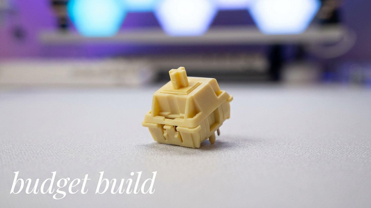 building the creamiest budget keyboard