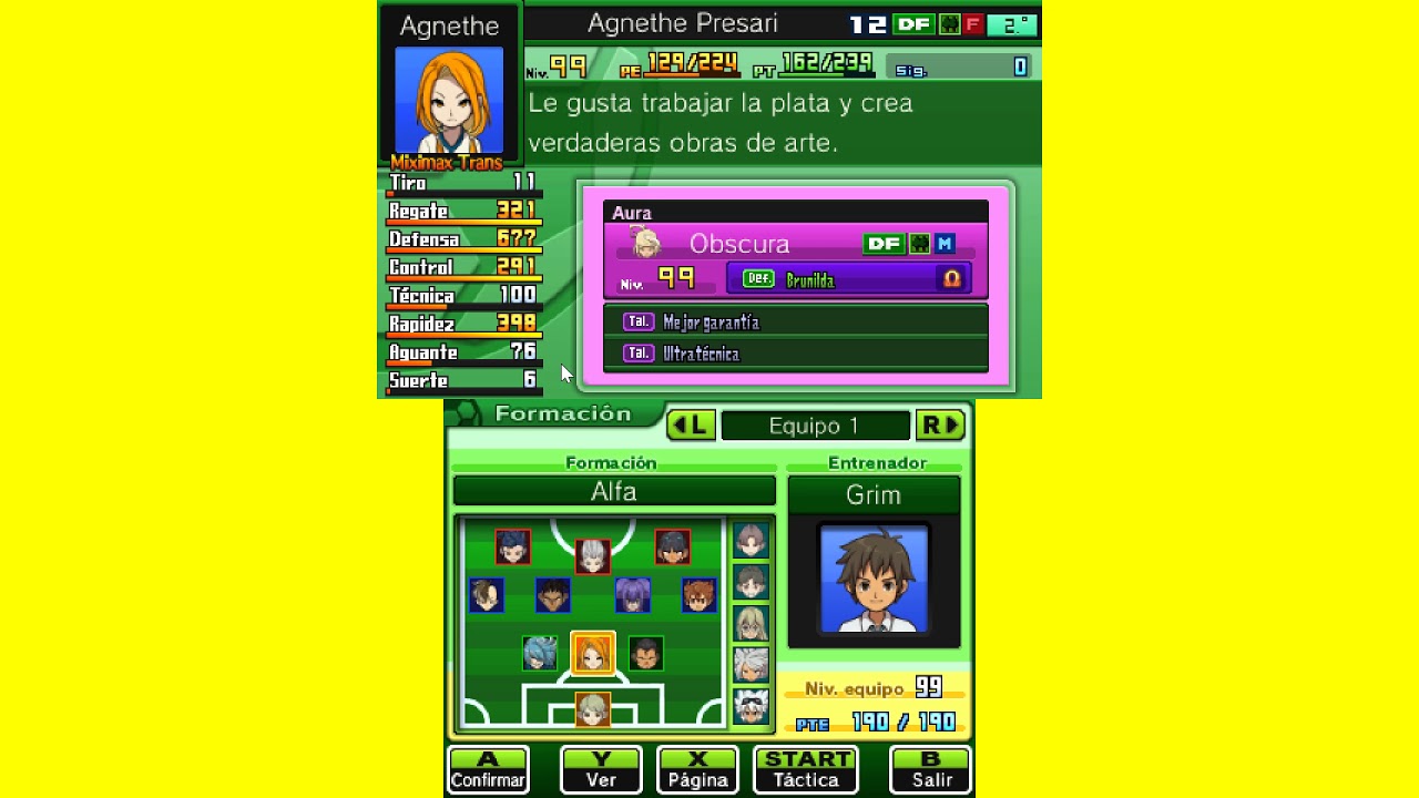 INAZUMA ELEVEN GO CHRONO STONE LLAMARADA: MI EQUIPO DIFINITIVO
