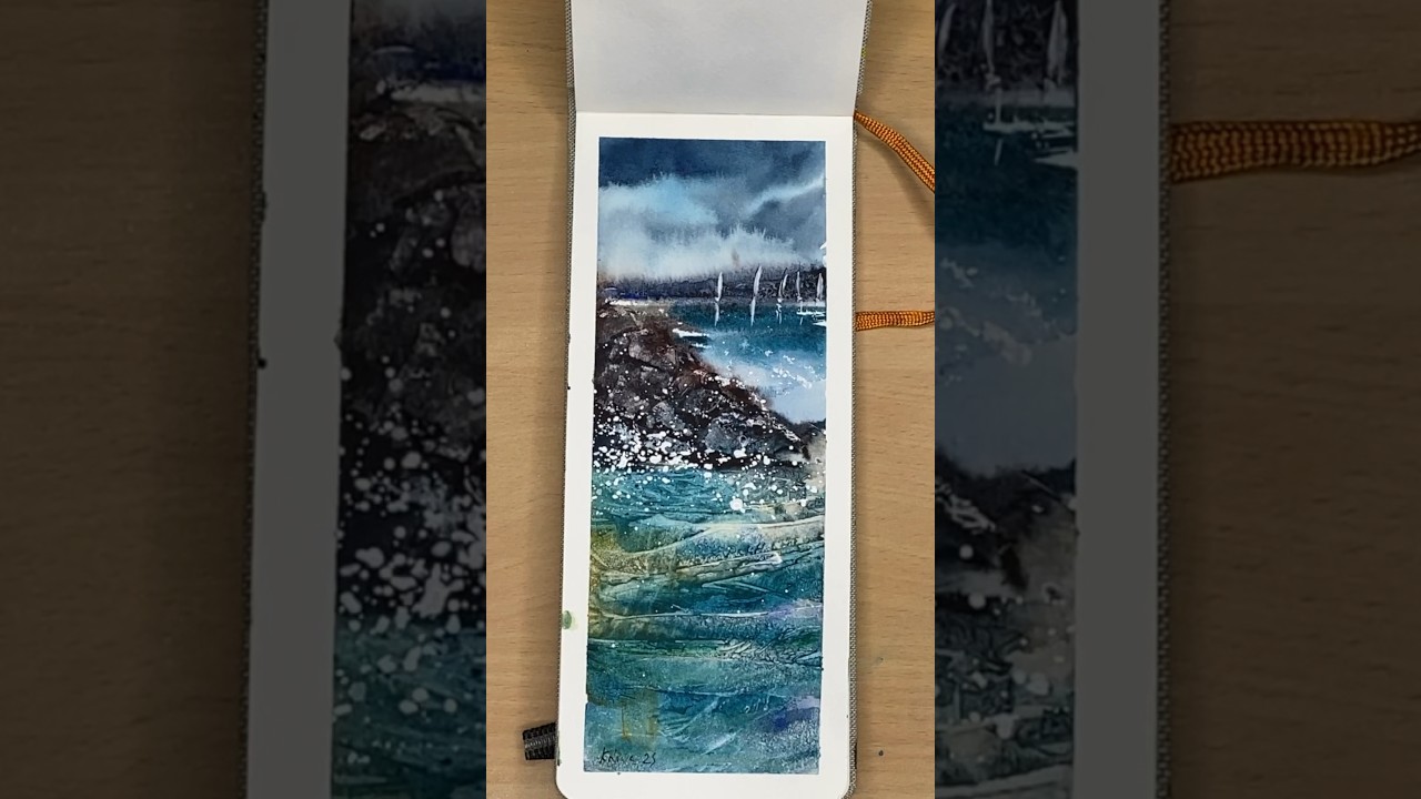 Create Beautiful Artwork With This Semi Abstract Painting Technique!