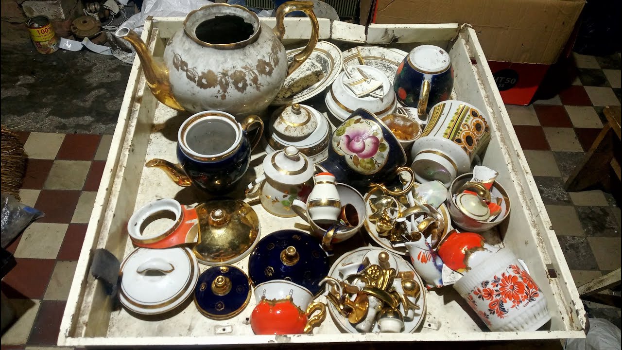 Фарфор в позолоті. Афінаж!!!