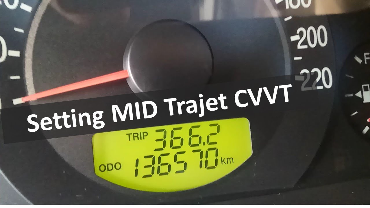 Cara Setting MID (Multi Information Display) Hyundai Trajet CVVT (how to set hyundai trajet MID)
