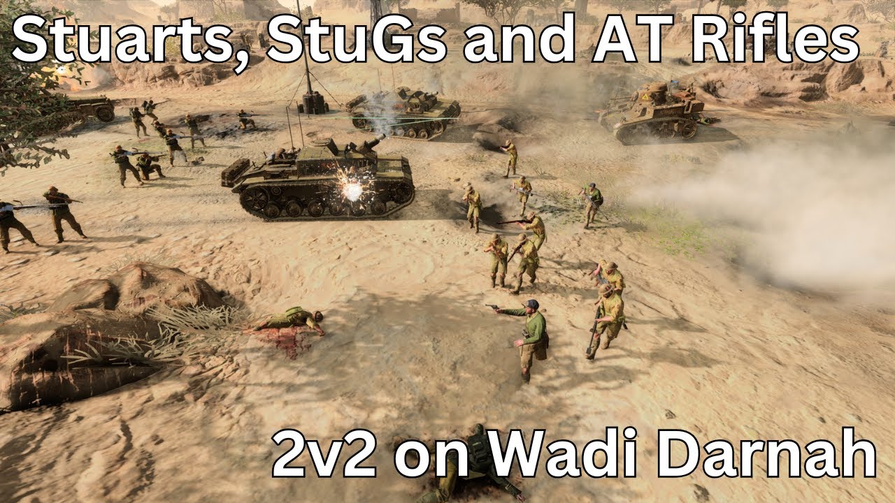Stuarts and StuGs - 2v2 Match - Company of Heroes 3