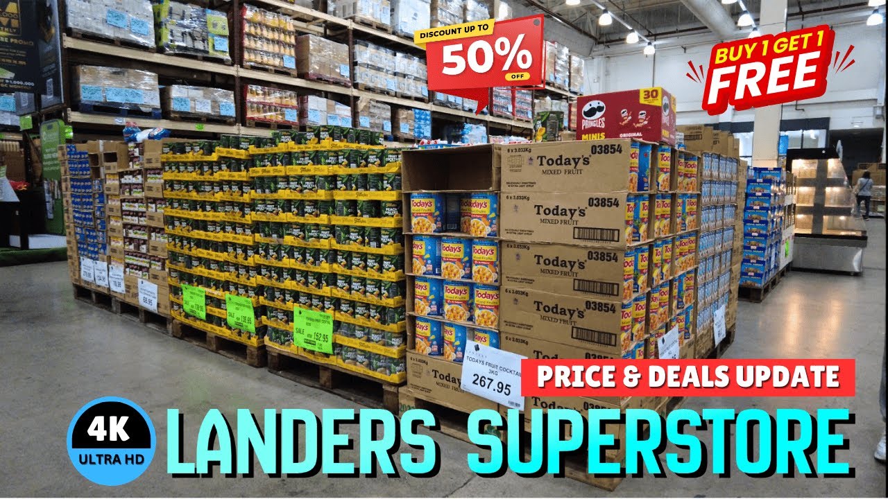 [4K] Landers Superstore Balintawak – Mega Sale: B1T1 + 50% Off!
